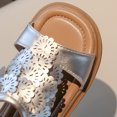 thumbnail image 4 of QIPOPIQ Sandales pour Petites Filles Tout-Petits à Bout Ouvert avec Bride Cheville Réglable Chaussures d'Été, 4 of 10