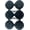 Black - 6 Can, variant on Reusable Black Can Holder Carrier, Four Can, Pack of 20 - Snap Off Carrier For 12 oz & 16 oz Cans - Brewery Homebrewing Beverage Canning & Transport - 100% Recycled Plastic, USA Made - Bits N Things