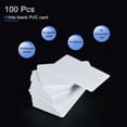 thumbnail image 2 of Unique Bargains Blank PVC Cards for ID Badge Printers, Graphics Quality White CR8020 100Packs, 2 of 4