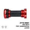 thumbnail image 2 of BB91 External Bearing Bottom Brackets for 68/73mm Thread for Parts 24mm Crankset Waterproof CNC Accessories Red, 2 of 5