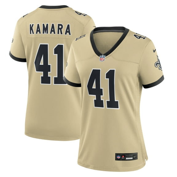 Women's Nike Alvin Kamara Gold New Orleans Saints Gameday Golds Alternate Game Player Jersey