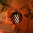 thumbnail image 3 of Guirnalda de luces solares Pamolo forma de bola de fuego para jardín patio fiesta Halloween Navidad, 3 of 5