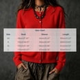 thumbnail image 6 of Cardigan Sweaters for Women Oversized Knit Button Up Cardigan Red L, 6 of 6