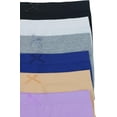 thumbnail image 5 of ToBeInStyle Girls' Pack of 6 Solid Color Ribbon Seamless Boyshorts - Assorted Colors - L/XL, 5 of 8