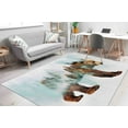 thumbnail image 4 of Bear Rug, Dining Room Rug, Bear Rugs, Animal Rug, Gift Rugs, Bear Walking in Snow Rugs, Decorative Rug, Bedroom Rug, Large Rug, Man Cave Rug, 3.3'x5' - 100x150 cm, 4 of 9