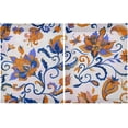thumbnail image 2 of Coolnut Paisley Floral Kitchen Curtains 2 Panels, UV Protected Tier Curtains Half Window Curtains for Guest Room Bathroom Sink Laundry Room Basement,24"x 27", 2 of 6