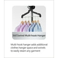 SALAV GS34BJ Performance Garment Steamer with 360Degree Swivel MultiHook Hanger, 4 Steam