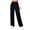 *Black, variant on VBVC Women's Pull-On Cargo Pants,Straight-Leg Hiking Joggers For Women,Ladies Lightweight Travel Trousers with Zip Pockets,Army Green,S-2XL