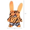 thumbnail image 6 of Budgie Fuggler Rabid Rabbit - Tiger / Orange Alternative Plush, 6 of 7