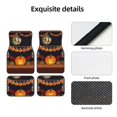 thumbnail image 4 of Balery Halloween Decoration Juego de 4 Alfombrillas para Auto, Revestimientos de Caucho Resistente, Diseño Antideslizante, 4 of 7
