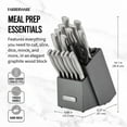 thumbnail image 5 of Farberware EdgeKeeper Professional 17-Piece Stainless Steel Knife Set Block Built-in Knife Sharpener, 5 of 15