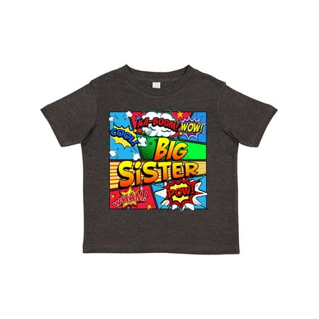 

Inktastic Big Sister Comic Book Gift Toddler Toddler Girl T-Shirt