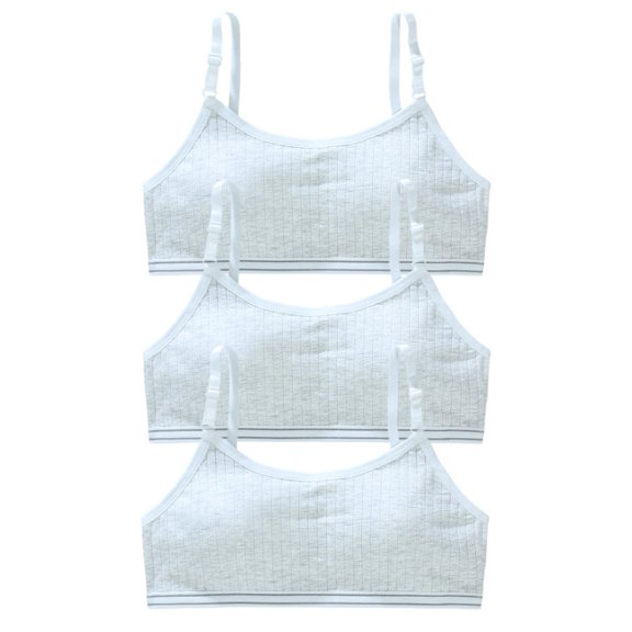 LYMAYTER Girls Lightweight Seamless Bra Breathable Single Layer No Chest Pad Comfort First Layering Underwear