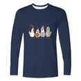 thumbnail image 3 of Mineart Men's Long Sleeve Crew Neck Shirts Tops Featuring Halloween Print for Costume Events and Casual Daily Wear, 3 of 5
