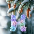 thumbnail image 6 of Mecorevxz Personalized A-Z Letter Ornaments for Christmas Tree 26 Alphabet Snowflake Christmas Ornament 2D Acrylic Xmas Hanging Pendant Suitable for Xmas Tree Decor,Christmas Gifts(H), 6 of 7