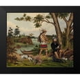 thumbnail image 2 of Woodhouse, C L 17x15 Black Modern Framed Museum Art Print Titled - Hunter and Indian Guide, 2 of 5