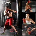 thumbnail image 4 of WYOX Boxing Hand Wraps 180-Inch – Elastic Bandage Wraps, Bandages, Boxing Gloves, Sports Wrap & Support Gear Pro (Maroon), 4 of 7