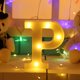 thumbnail image 1 of Bombilla 3D 26 Letras Alfabeto LED Marquee Sign Light Interior Wall Hang Night Lamp (P Wdftyju Para estrenar, 1 of 5