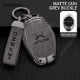 thumbnail image 4 of Zinc alloy+leather Car Key Package Accessories For Xpeng Xiaopeng A 4-button key case G3 Intelligent Full Package Car Key Set, 4 of 28