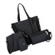 thumbnail image 1 of Qarigey Conjunto de 4 Uds. De bolsos para mujer, cartera femenina de Color sólido de piel sintética, bandolera de hombro, bolso de mano, Bolsas de mensajero y de hombro, 1 of 6