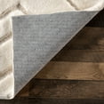 thumbnail image 3 of nuLOOM Chevron SuperiorWash Faux Rabbit Machine Washable Area Rug, 7' 6" x 9' 6", Chevron Off-white, 3 of 9