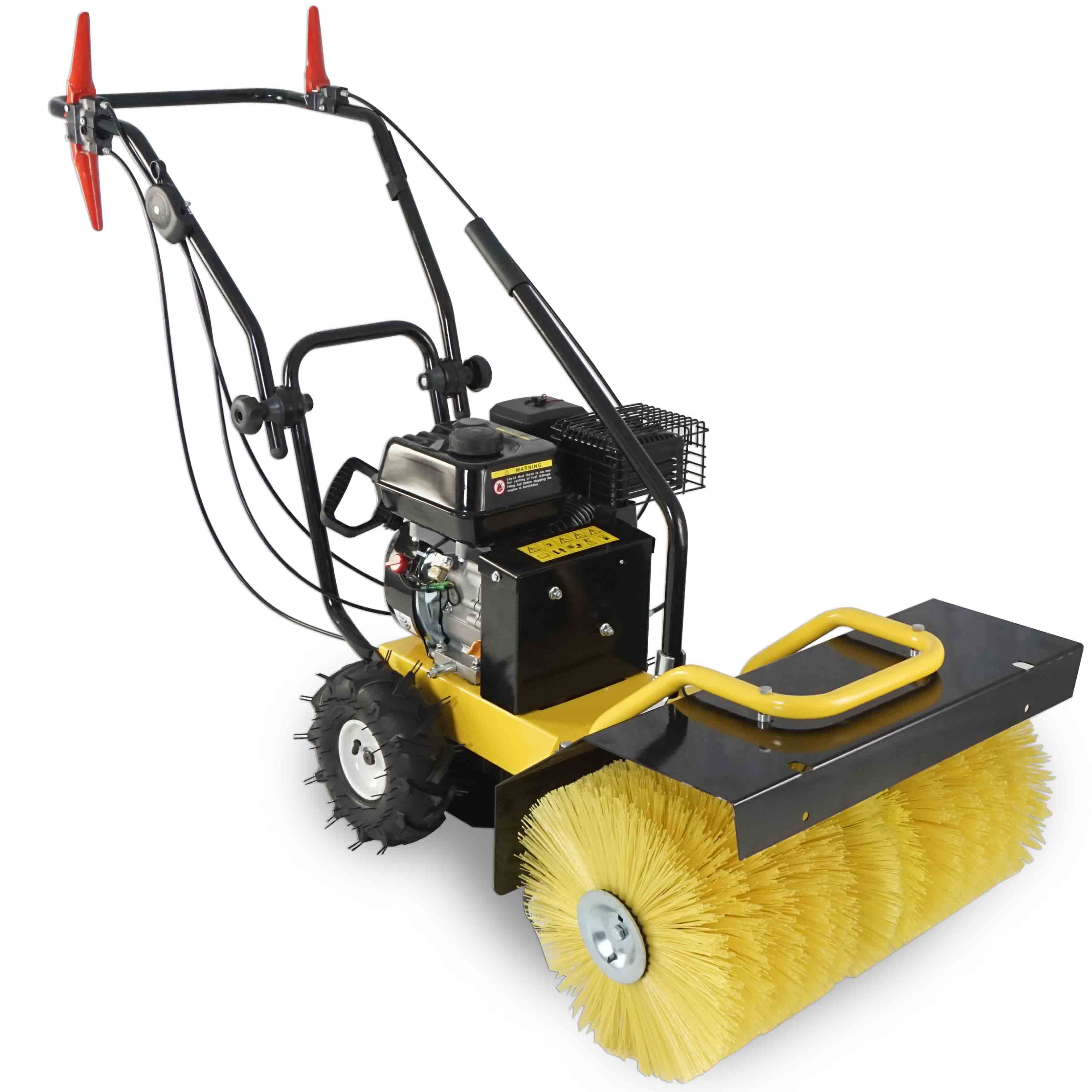 electric power broom for turf