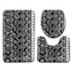 thumbnail image 1 of ABPHQTO Linea blanca Juego de alfombras de baño de 3 piezas Alfombra de baño Alfombra de contorno y tapa de inodoro ABPHQTO Cont-CHAPPLE-12100, 1 of 2