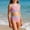Pink, variant on Kids Girls Swimsuit Two Piece Tankini Sets Sleeveless Crop Tank Top with Shorts Outfits Swimming Costume Pink 15-16 Years