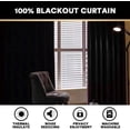 thumbnail image 2 of Cortinas Blackout PrinceDeco de Lino para Puerta de Cristal Deslizante, 2 of 7