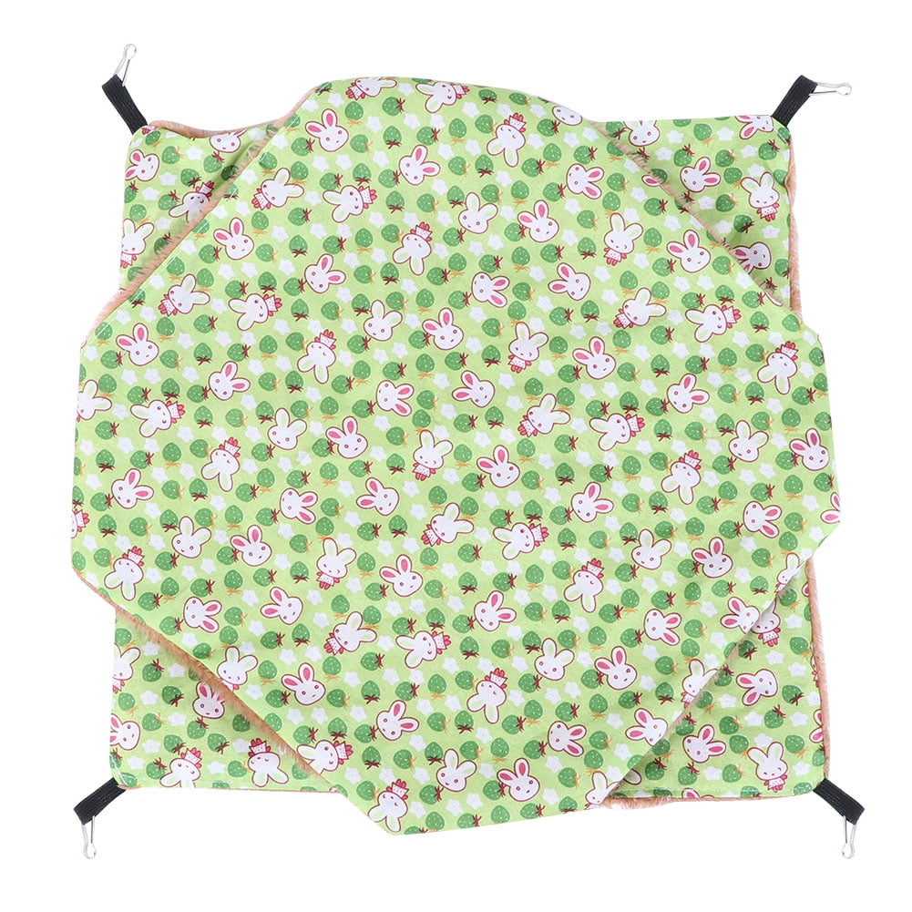 Feoflen Small Pet Hanging Bed,Hanging Double Deck Hammock Sleeping Bed