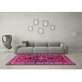 thumbnail image 3 of Ahgly Company Indoor Square Persian Pink Traditional Area Rugs, 6' Square, 3 of 4