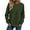 #05 Armygreen, variant on SHIBEVER Womens Tops Long Sleeve T shirts Casual Fall Clothing Fashion Crew Neck Striped Shirt Tunic Tops Color Block Top Blouses Green L