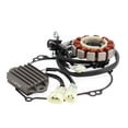 thumbnail image 3 of Magneto Stator + Voltage Rectifier + Gasket for Yamaha YZ 450 F YZ450F 2014-2017, 3 of 5