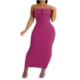 thumbnail image 1 of Cameland Robe Mini Moulante Sans Manches à Col en V Confortable et Décontractée pour Femmes, 1 of 5