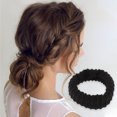 thumbnail image 2 of Unique Bargains 5 Pcs Classic Fashion Hair Ties Hair Scrunchies for Women for Girls Black, 2 of 3