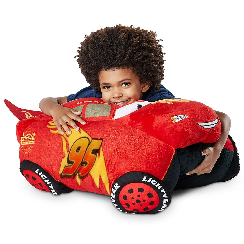 Pillow Pets 30" Jumboz Disney Pixar Cars 3 Lightning McQueen Plush