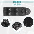 thumbnail image 3 of Unique Bargains Front Left Driver Side Master Power Window Switch Fit for BMW 325i 325xi 330i 330xi 2006 Black, 3 of 7