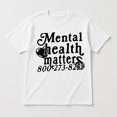 thumbnail image 3 of Mental Health Matters Graphic T-Shirt, Unisex Classic Fit Tee, 3 of 9