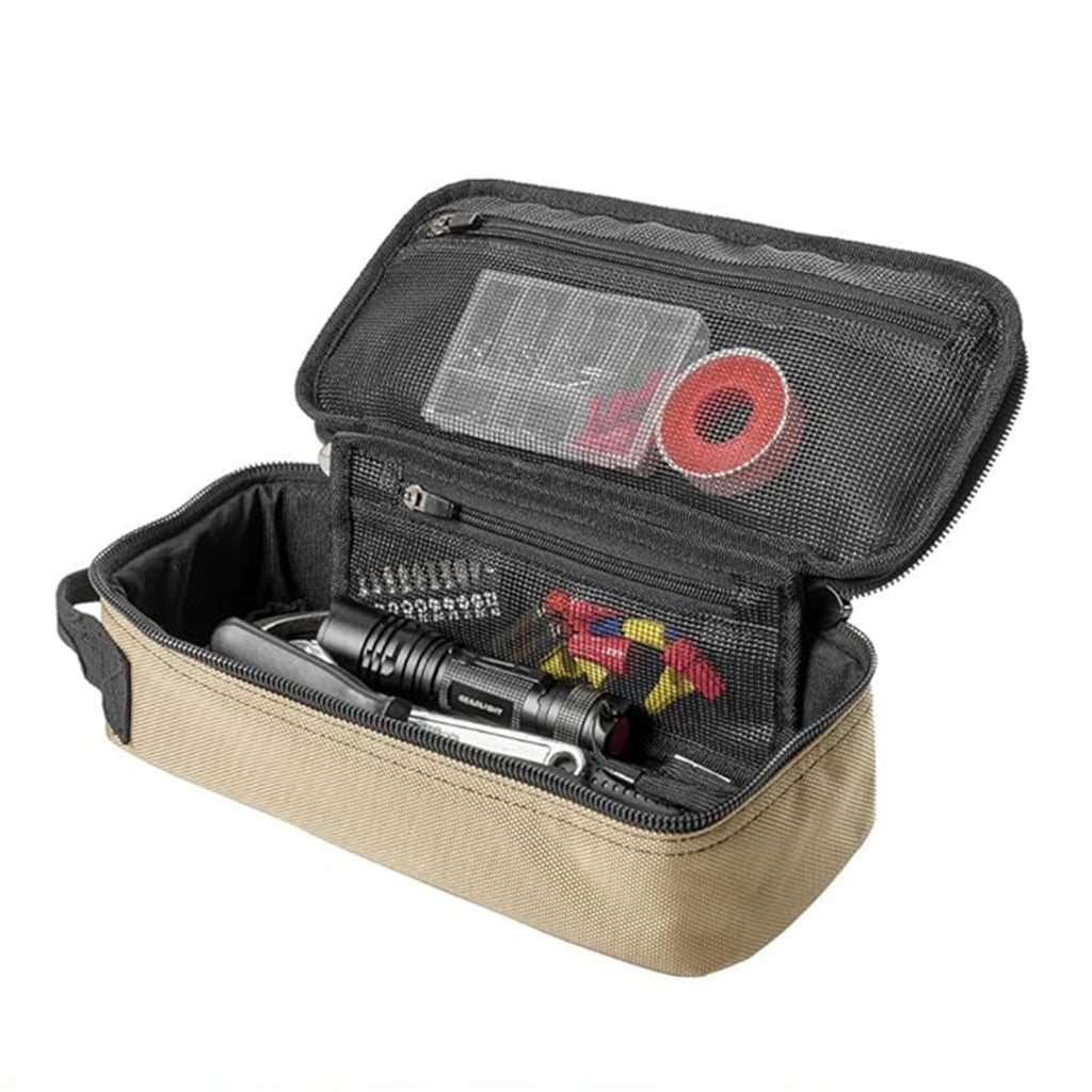 Portable Heavy Duty Tool Bag Pouch Organizer Case Garden Storage Bag for Motorcycle Road Bike with Easy Carry Handle