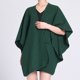 thumbnail image 1 of Capa de lana de color liso para mujer, chaqueta, bufanda, 1 of 5