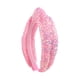 thumbnail image 1 of Diadema alta versátil para mujer con lentejuelas de colores, elegante diadema anudada, 1 of 4