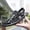 black, variant on Men Gray Printed Two-Wear Closed Toe Sandals Hollow Cutout Metal Rivet & Snap Strap Segmented Block Anti-Slip Outsole Outdoor Casual Leather Slippers