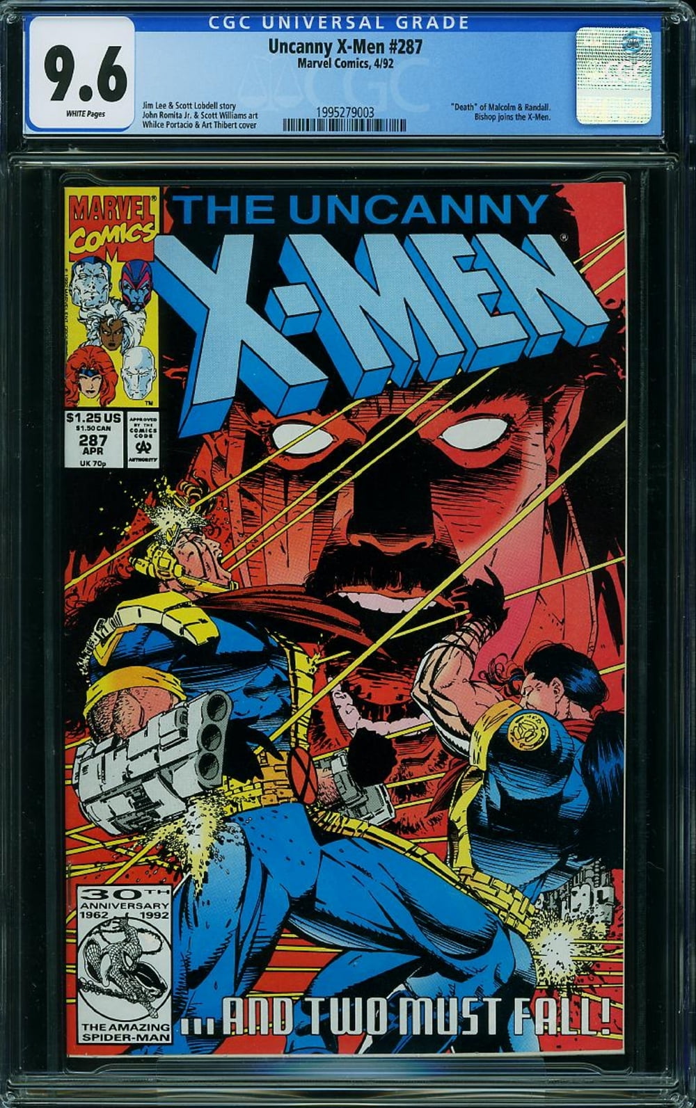 Cover of The Uncanny X-Men #287