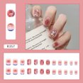thumbnail image 4 of UDIYO Nail Patch Environmentally Friendly Wear-resistant ABS Blush Nail Tips for Dating, 4 of 7