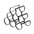 thumbnail image 1 of Benjara BM216462 Industrial Style 6 Bottle Metal Wine Rack, Black, 1 of 1