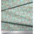 thumbnail image 2 of Soimoi Gray polyester Crepe Fabric Bottle & Stripe Print Fabric by Yard 42 Inch Wide, 2 of 3