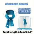 thumbnail image 2 of Neck Coolers for Hot Weather, Sports Cooling Towels, 36X5 in Orange Mesh, Snap Fasteners, Moisture Absorbing, Outdoor Cooling Accessories, Cooling Neck Wrap, Golf Workout, 2 of 2