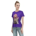 thumbnail image 4 of T-Shirt Basique à Manches Courtes pour Femmes Demon Slayer Blade Temple Ganlu Mili, 4 of 6