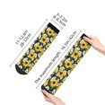 thumbnail image 2 of Uemuo Sunflowers Printed Crew Socks, Moisture-Wicking Socks, Athletic Socks for Men Breathable Cushion Socks Casual Sport Socks for Running Traveling, 2 of 6