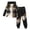 Khaki, variant on Little Boys Outfits Long Sleeve Patchwork Plaid Prints Hooded Tops Pants Outfits Sets Size 5-6T ,Brown